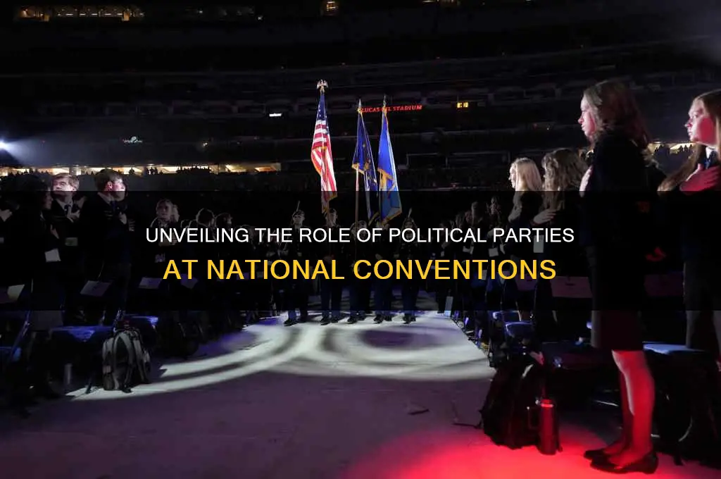 what does a political party do at its national convention