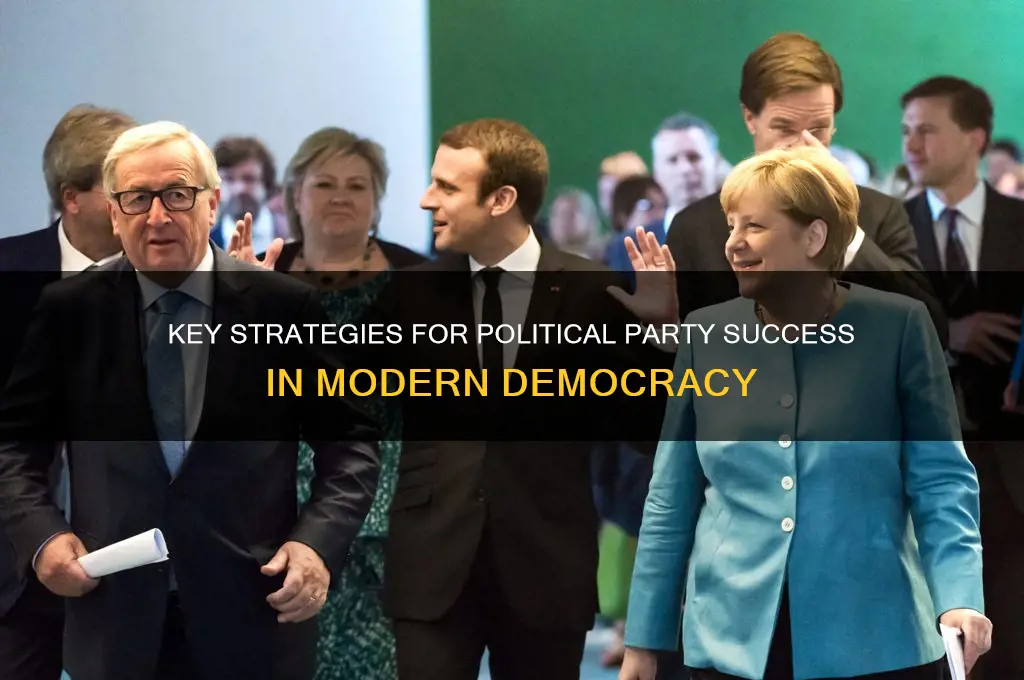 what does a political party need to be successful