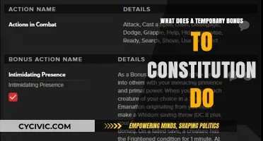 Temporary Con Bonus: What's the Impact?