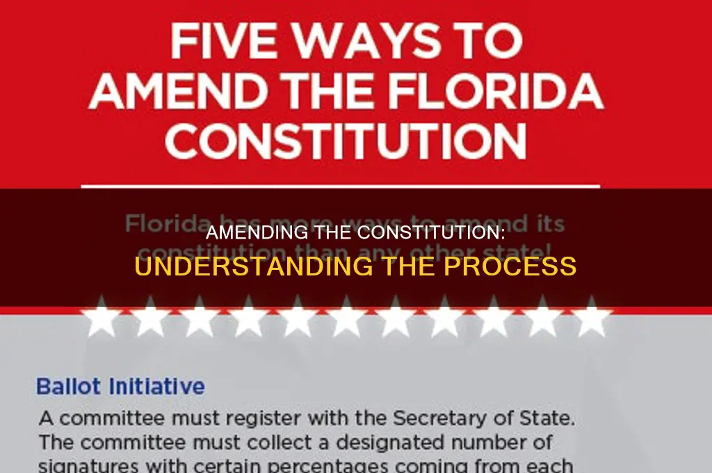 what does amending the constitution mean