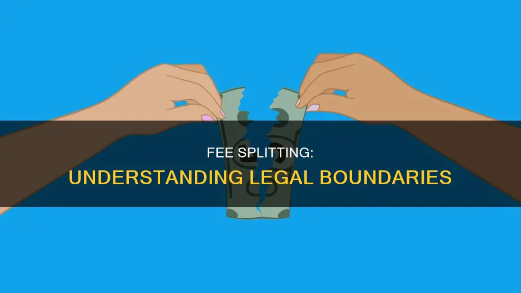 what does and does not constitute fee splitting