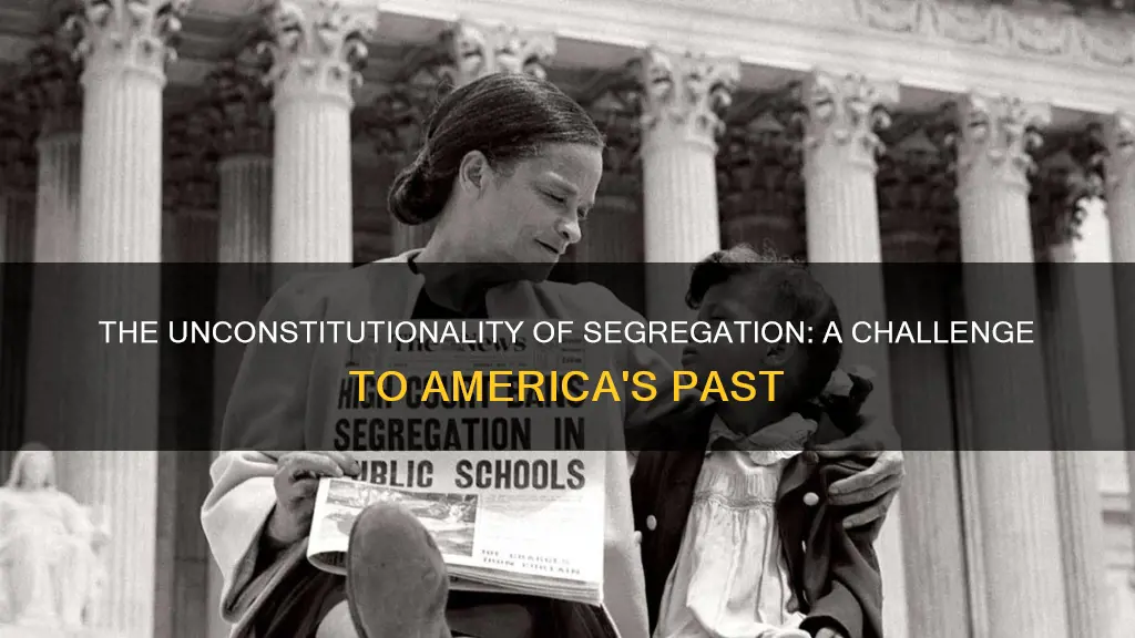 what does challenge to the constitutionality of segregation itself