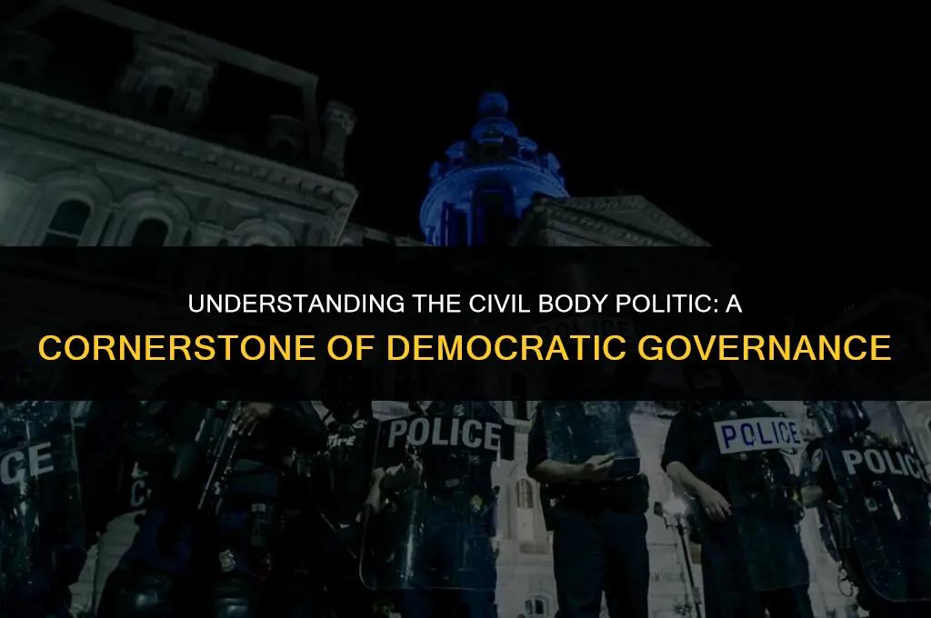 what does civil body politic