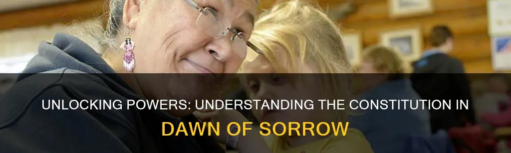 what does constitution do in dawn of sorrow
