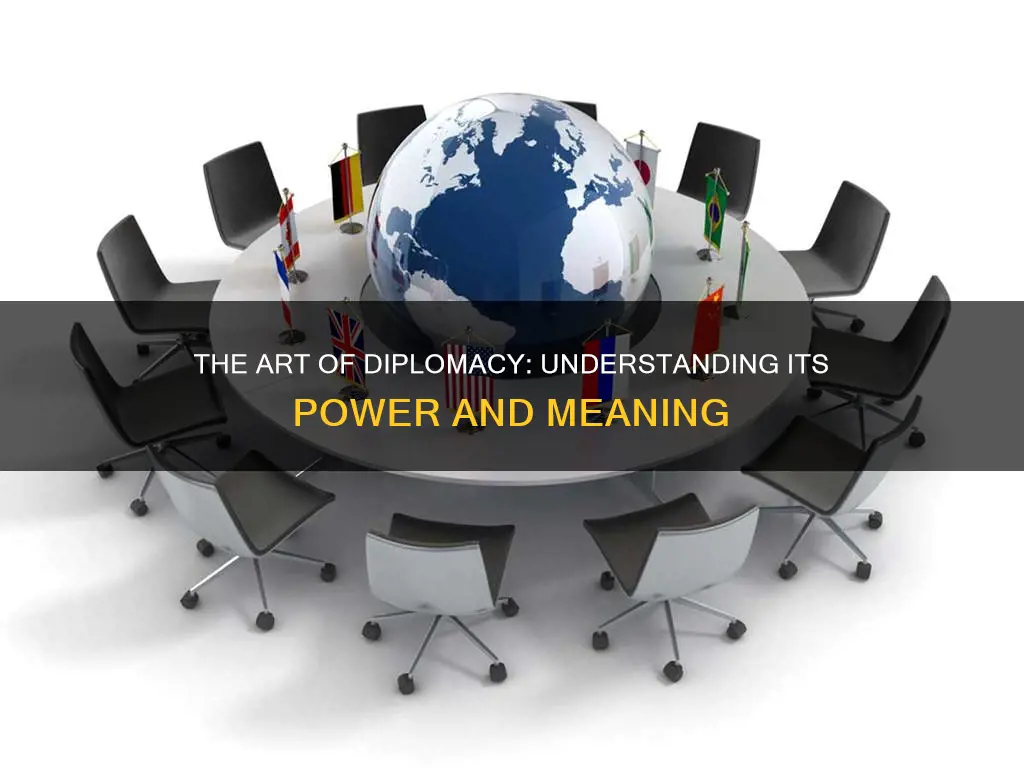 what does diplomacy mean in a sentence