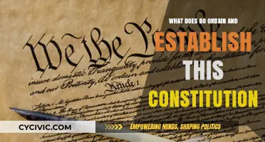 Understanding the Constitution's Ordain and Establish