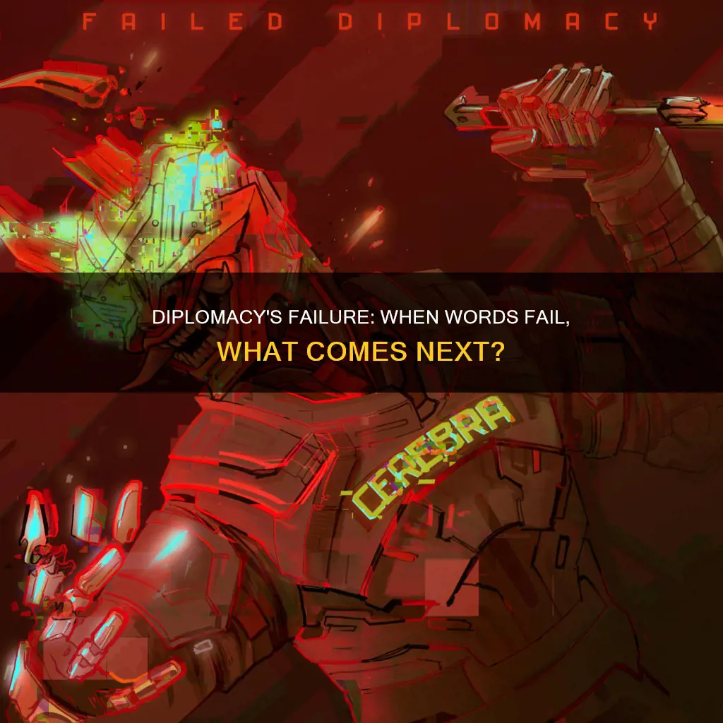 what does failure of diplomacy mean