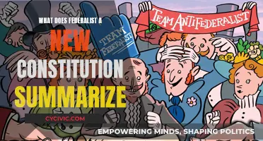 Federalist Papers: A New Constitution's Summary