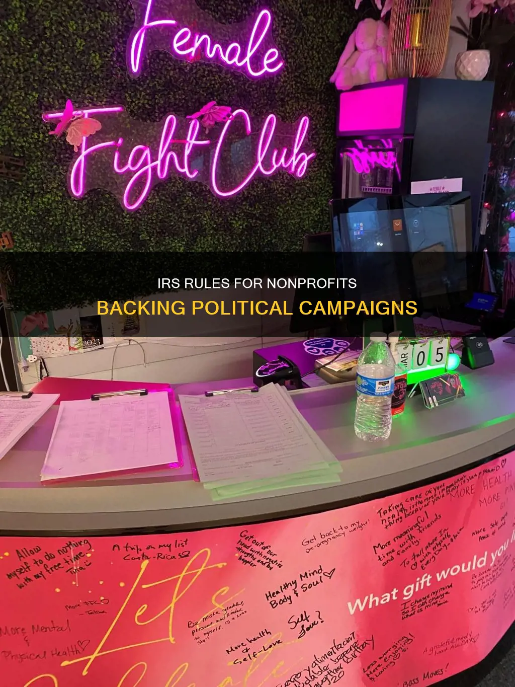 what does irs say about nonprofit supporting political campaign