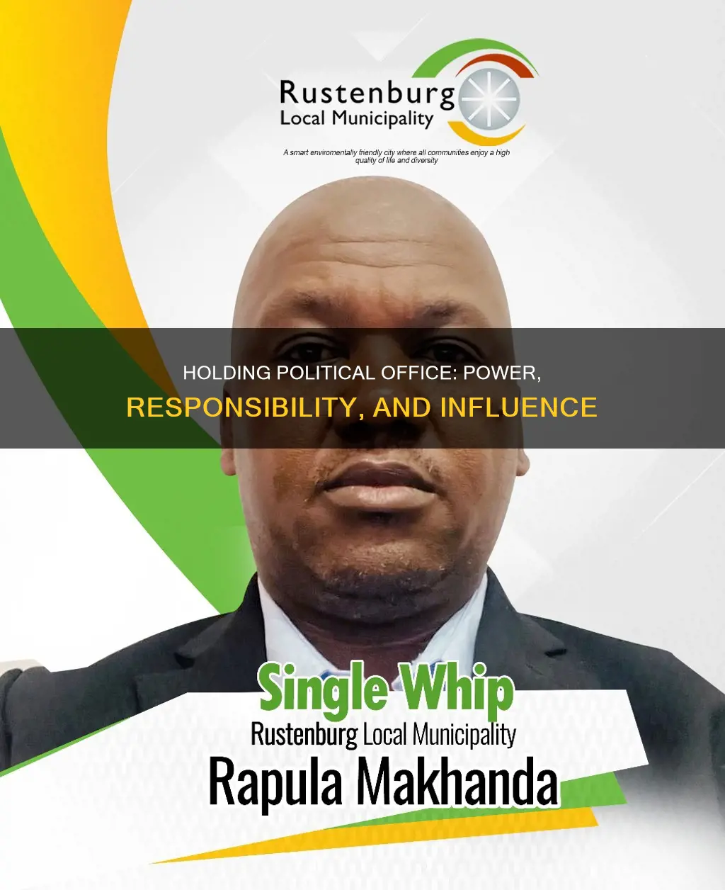 what does it mean when they hold a political office