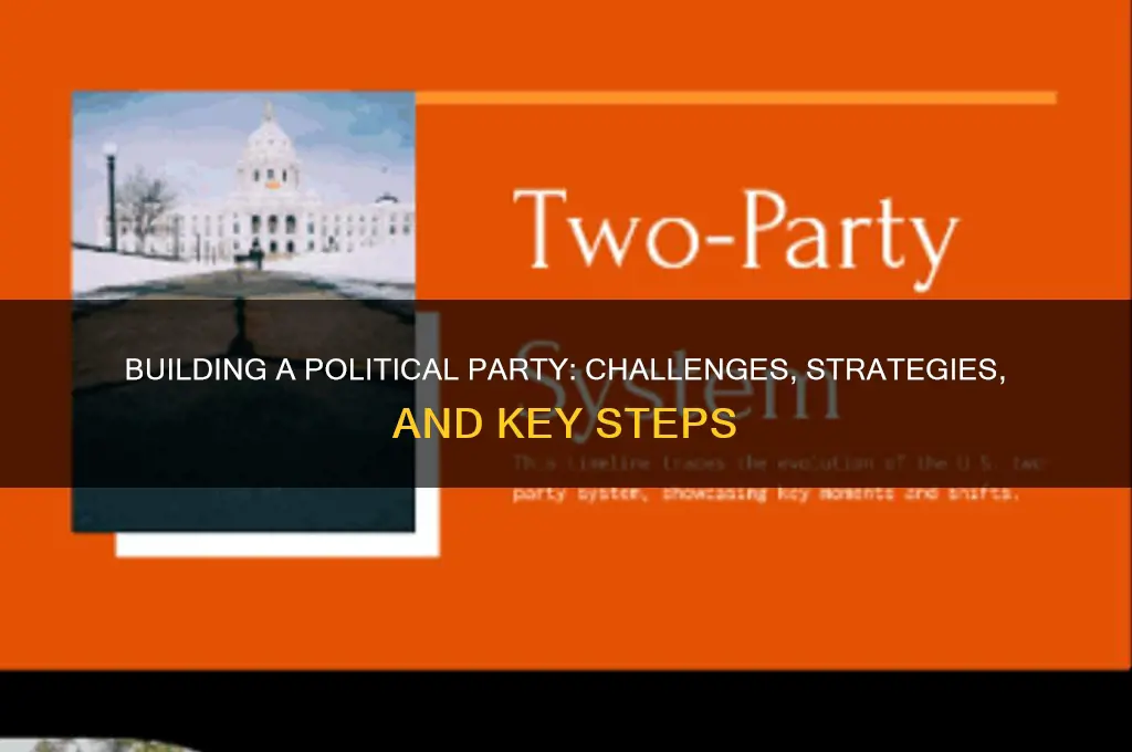 what does it take to create a new political party