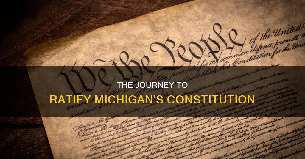 what does it take to ratify michigans constitution