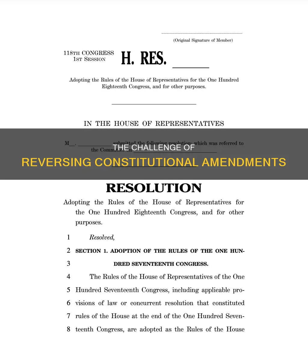 what does it take to repeal a constitutional amendment