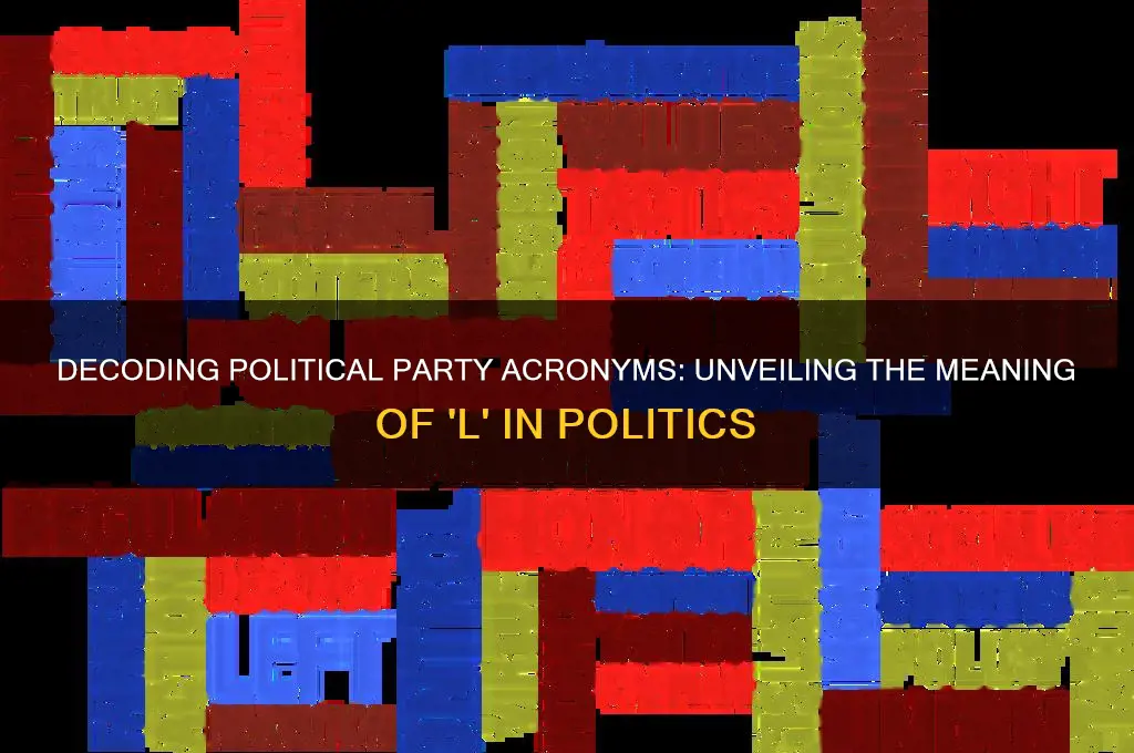 what does l stand for on a political party