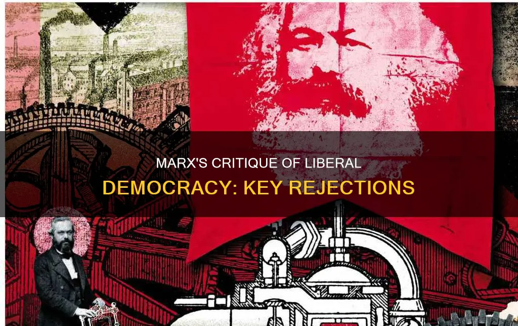 what does marx reject about constitutional liberal democracry
