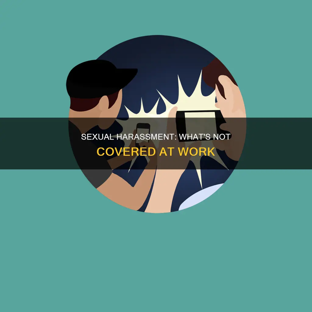 what does not constitute as sexual harassment at the workplace