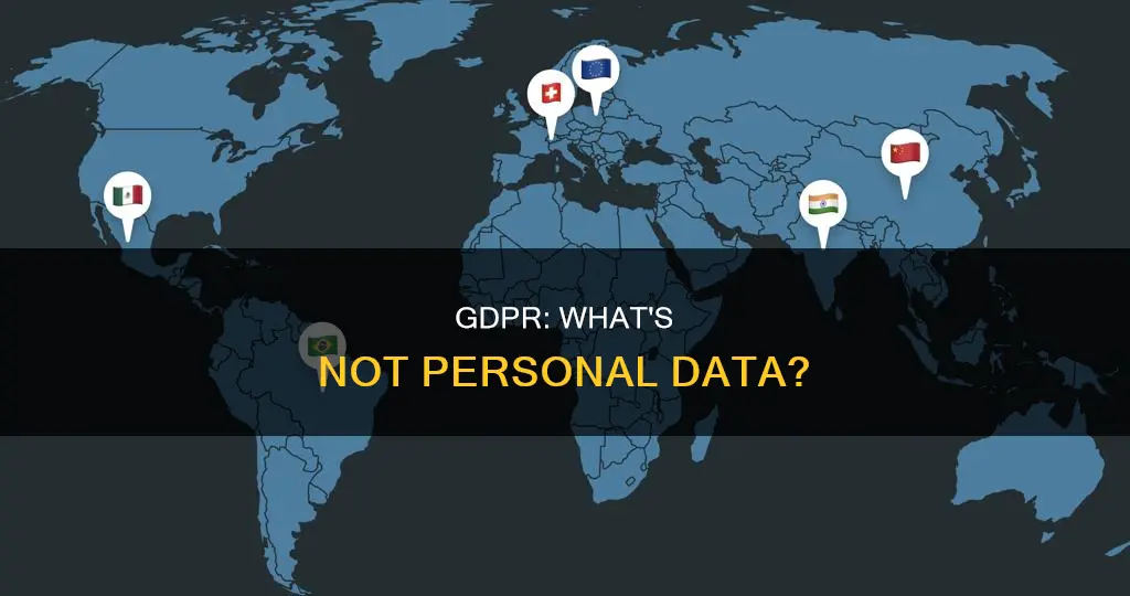 what does not constitute personal data under gdpr