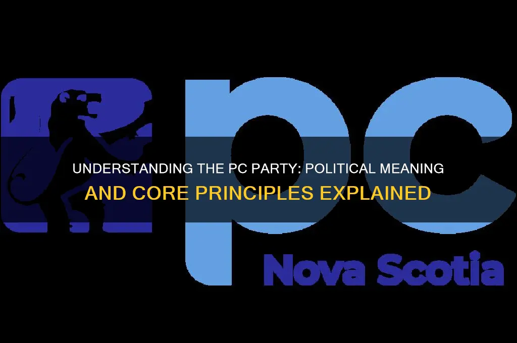 what does pc party stand for in politics