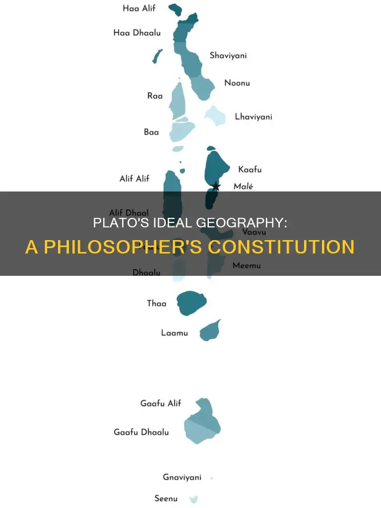 what does platos ideal constitution look like georaphically