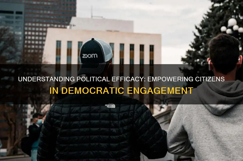 what does political efficacy