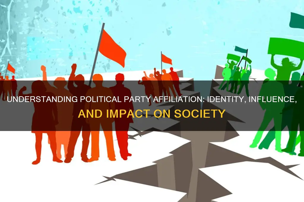 what does political party affiliation