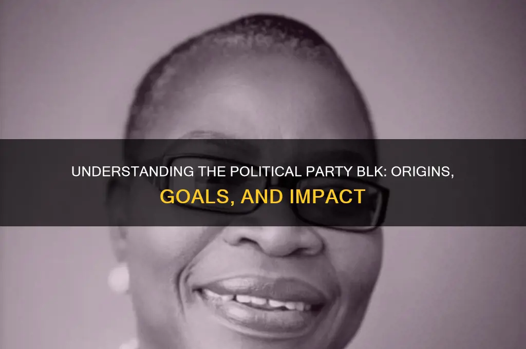 what does political party blk mean