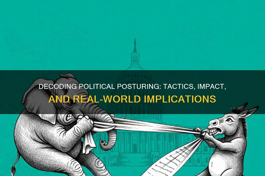 what does political posturing