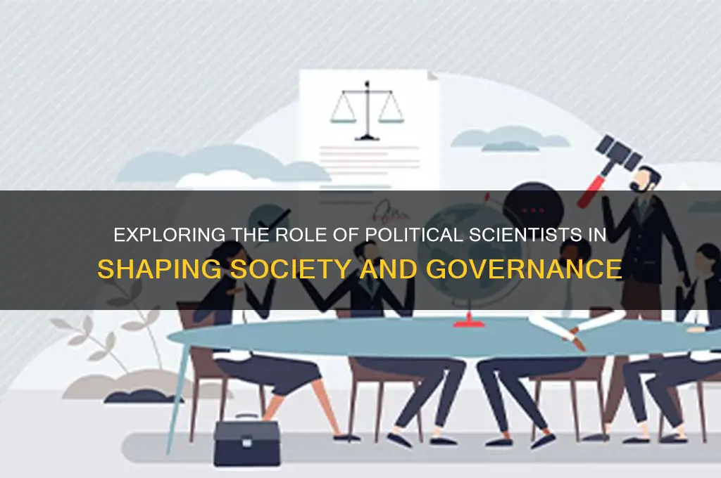 what does political scientist do