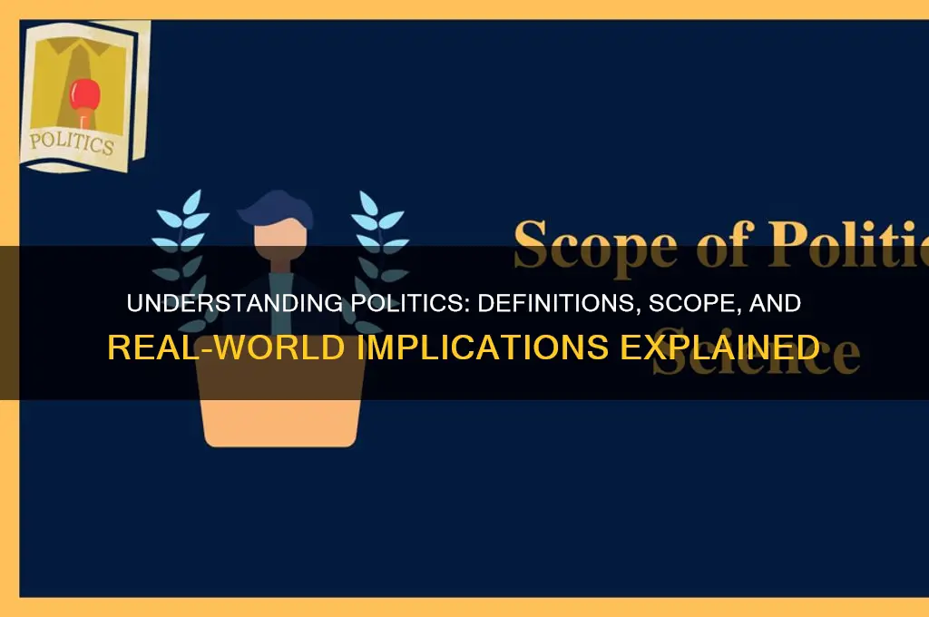 what does politics refer to