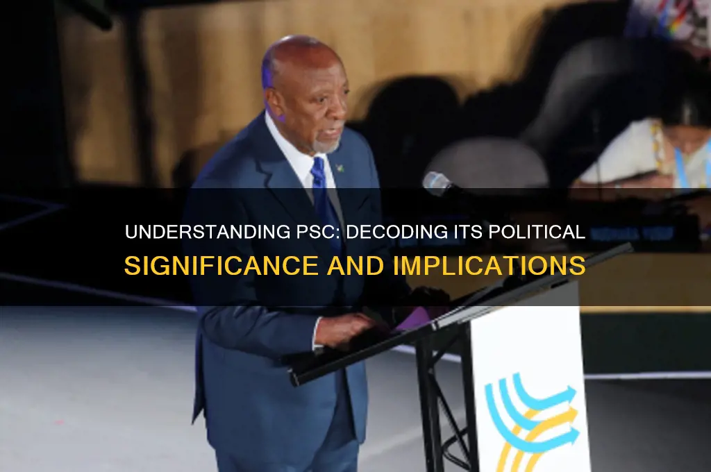 what does psc mens politics