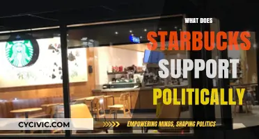 Starbucks' Political Stance: Uncovering the Coffee Giant's Policy Support