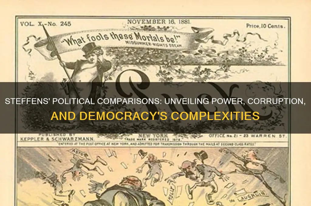 what does steffens compare politics