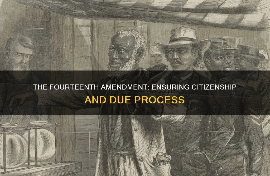 what does the 14th amendment to the constitution guarantee