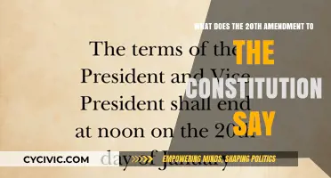 Amendment 20: Understanding the Presidential Transition Amendment