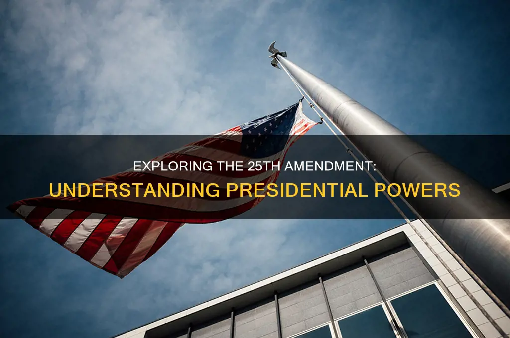 what does the 25th amendment of the constitution say