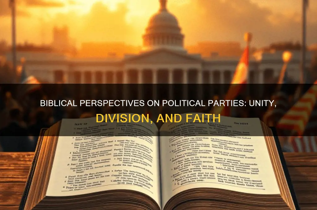 what does the bible say about political parties