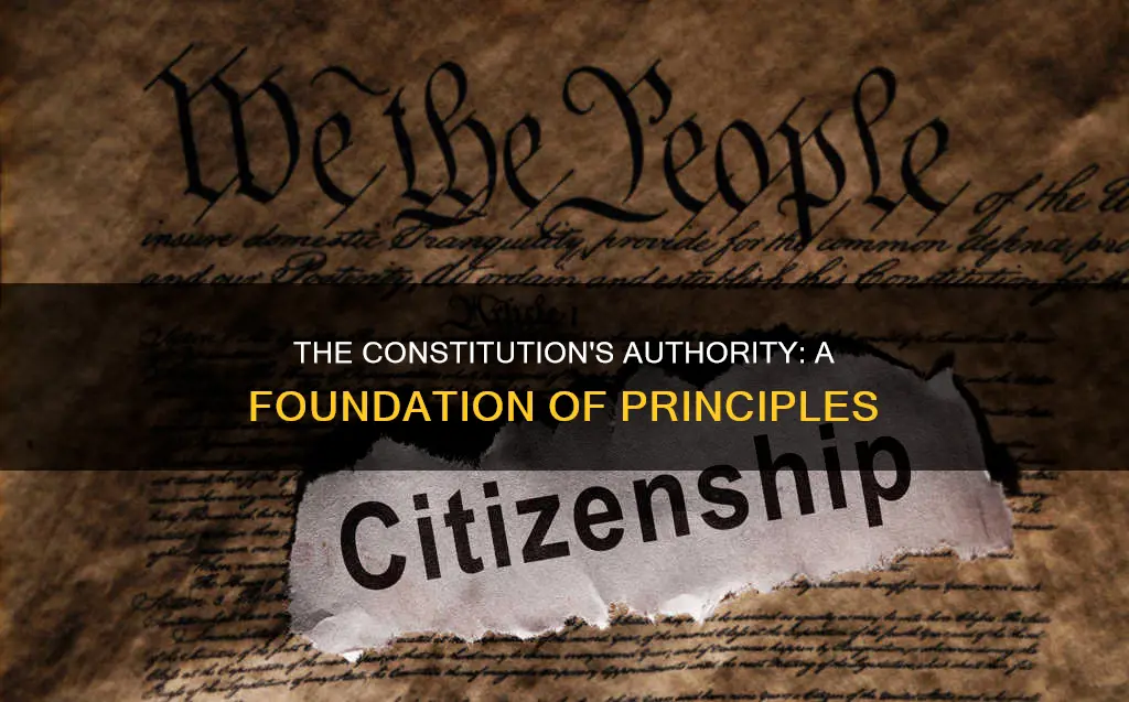 what does the constitution based its authority off of