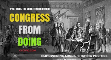 Congressional Constraints: What the Constitution Prohibits