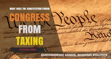 Congressional Taxation: What the Constitution Prohibits