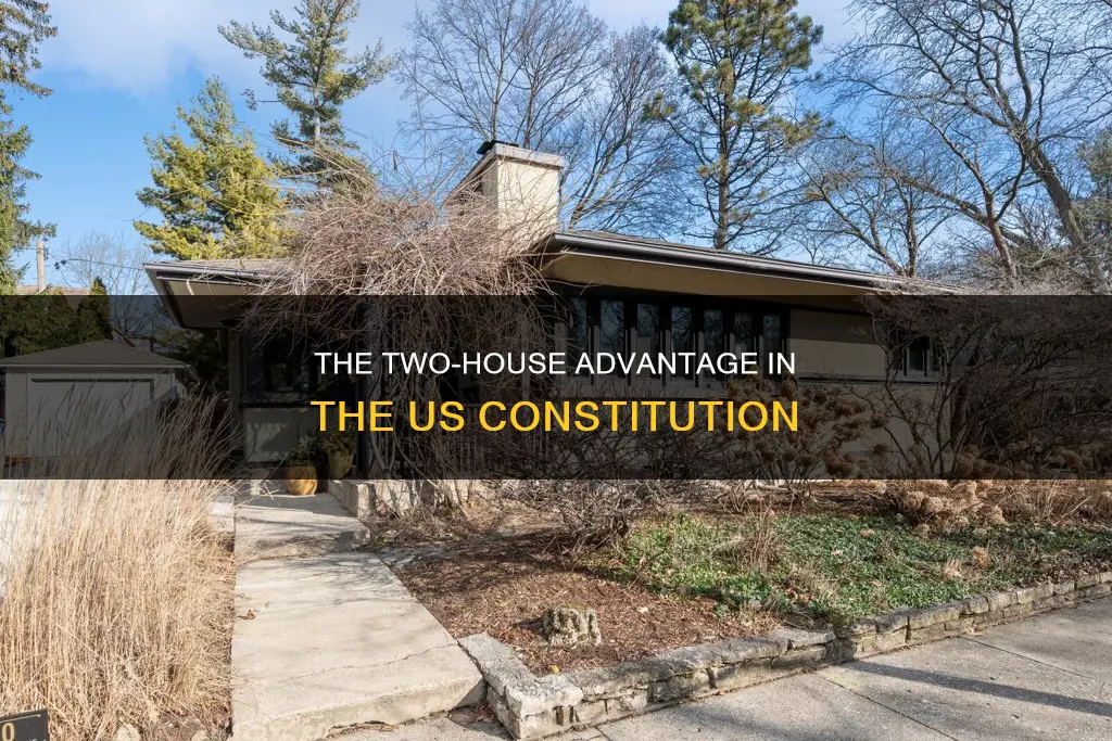 what does the constitution provide for a two house