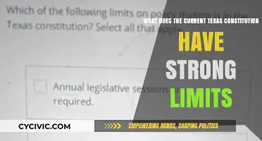 Texas Constitution: Strong Limits Explained