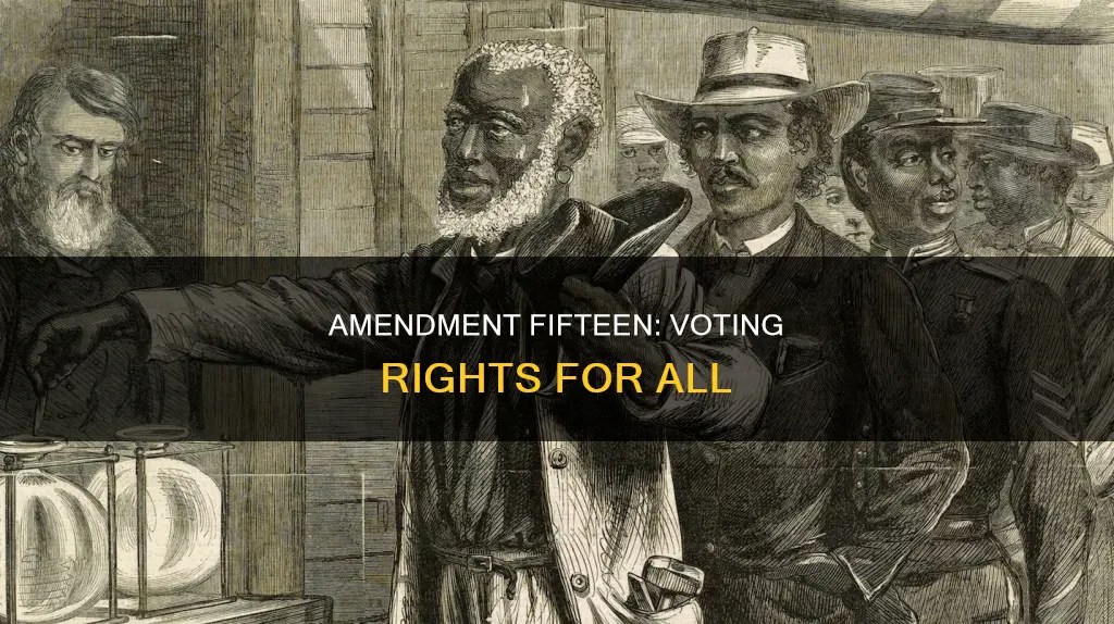 what does the fifteenth amendment to the constitution say