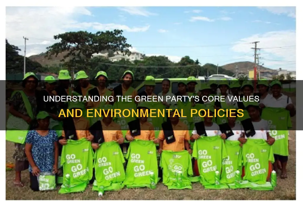 what does the green political party stand for