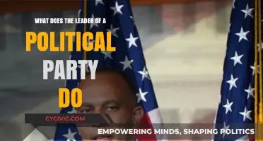 Understanding the Role: What Does a Political Party Leader Do?