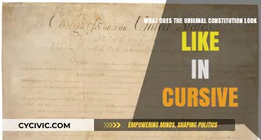The Constitution's Cursive: A Glimpse at History