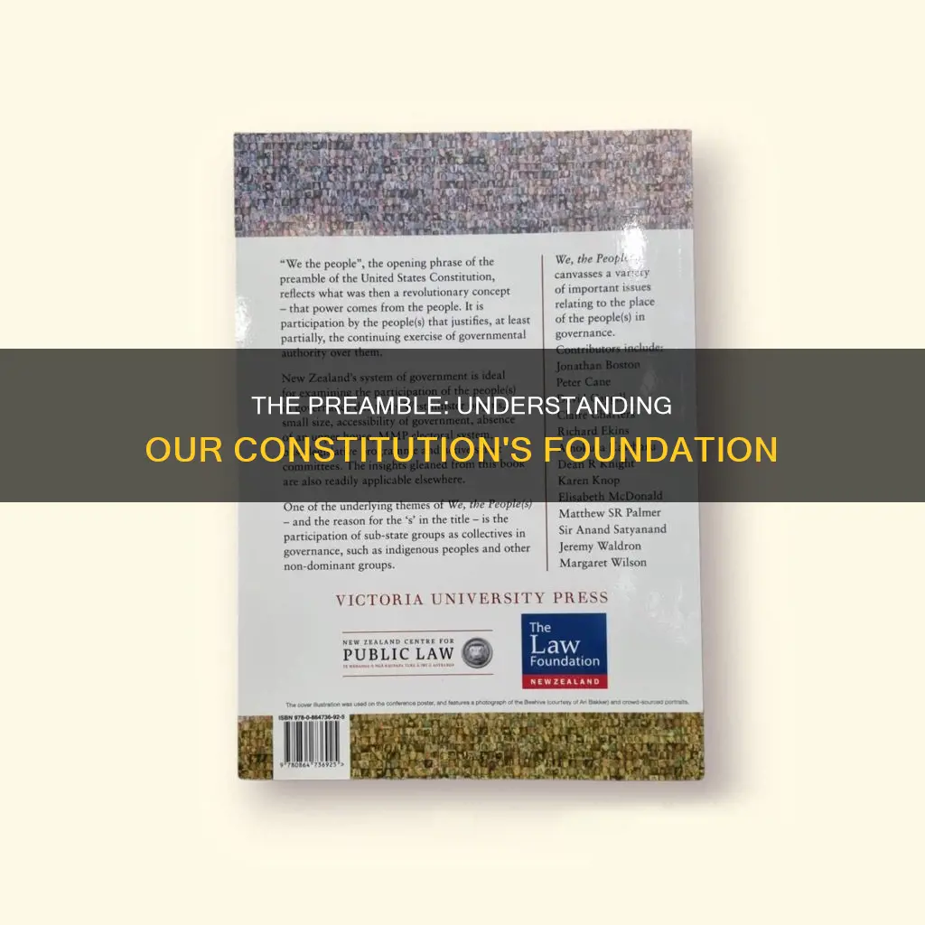 what does the preamble of the constitution necessary declare