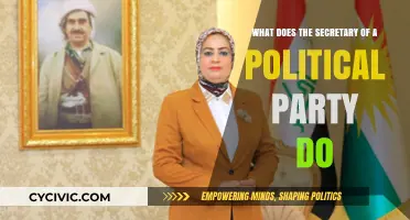 Unveiling the Role: Secretary of a Political Party's Key Responsibilities