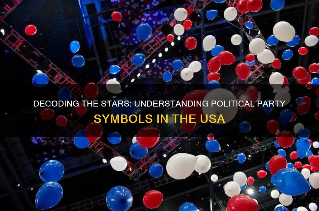 what does the stars on political parties in usa mean