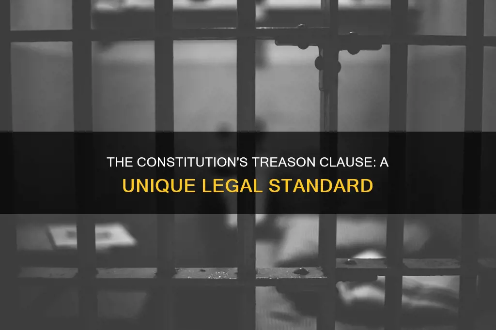 what does the us constitution require in treason cases