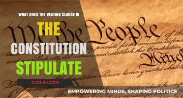The Constitution's Vesting Clause: Power Distribution and Limits